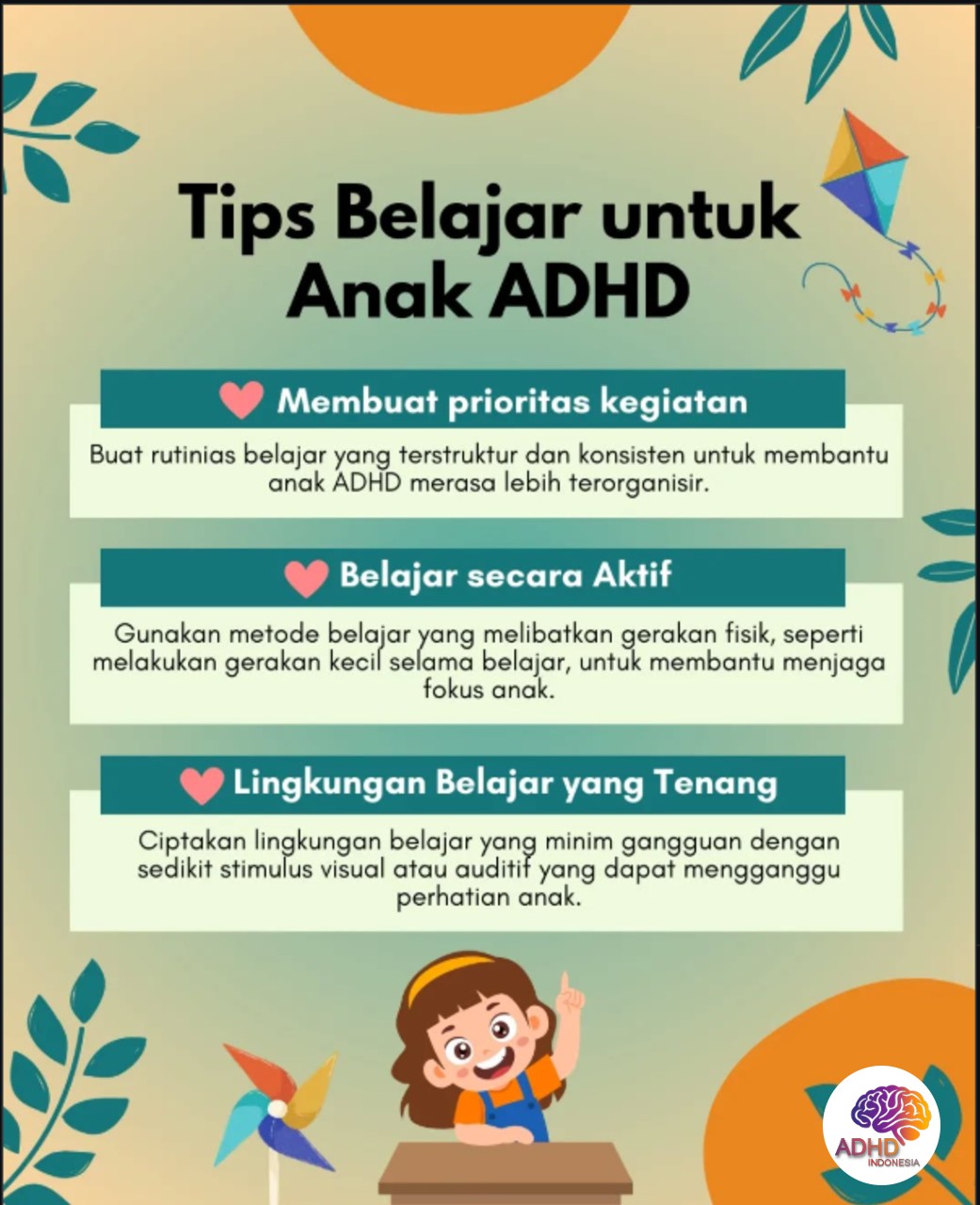 Strategi Belajar yang Cocok untuk Anak ADHD di Kota Tanjung Pinang